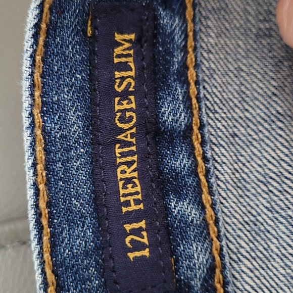 Lucky Brand Men's Slim Jeans - Blue - Picture 3 of 8